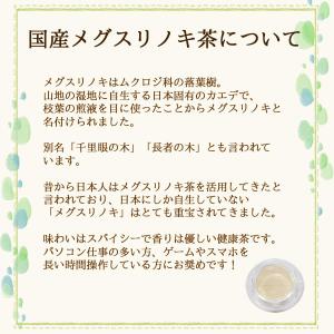 国産メグスリノキ茶 45p 農薬検査済 ノンカ...の詳細画像2