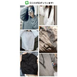 トレーナー 長袖 レディース クルーネック ス...の詳細画像4