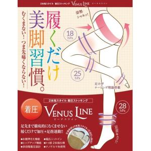 《2足セット》2本指スタイル着圧パンティストッキング【VenusLine(ヴィーナスライン)】