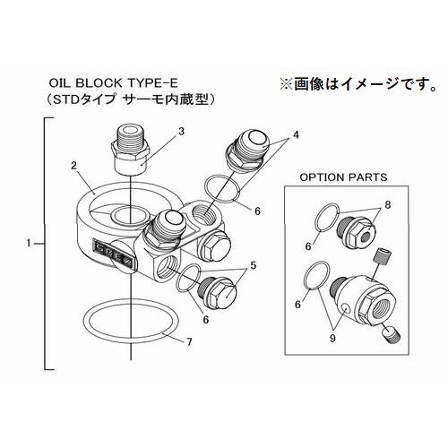 個人宅発送可能 TRUST トラスト オイルブロック 補修パーツ 【6】 Oリング 22φ  (12...