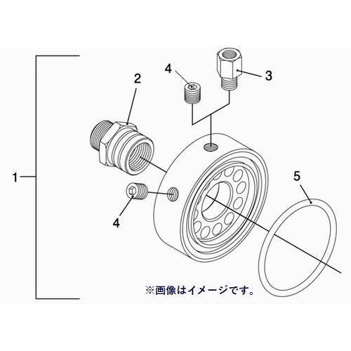 個人宅発送可能 TRUST トラスト 油圧・油温センサーアタッチメント 補修パーツ 【3】 1/8P...