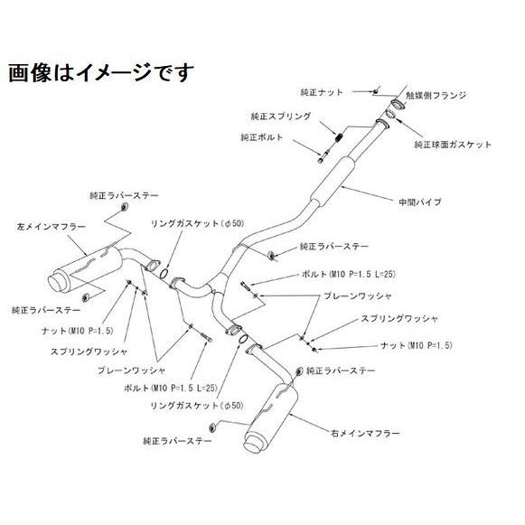 自動車関連業者直送限定 HKS サイレントハイパワー マフラー SUBARU インプレッサ WRX ...