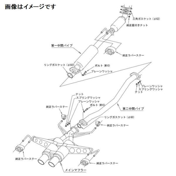 自動車関連業者直送限定 HKS ハイパワースペックL2 マフラー HONDA シビック DBA,6B...