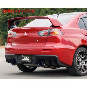 ランエボX cz4a　 HKSスーパーターボマフラー HKS スーパーターボマフラー エキゾースト マフラー CZ4A