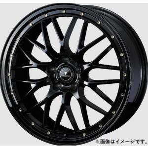 個人宅発送可能 ウエッズ Weds  18X7.5J +45 5穴 PCD114.3 BLK/G ホイール 1本 NOVARIS ASSET M1 ノヴァリス・アセット エムワン (41063)｜venus-new-style