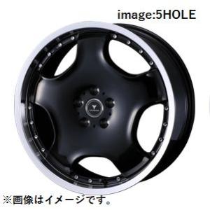 個人宅発送可能 Weds 20X8.0J +35 5穴 PCD120 BLK/P ホイール 1本 N...