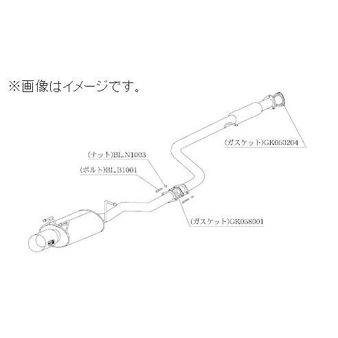 個人宅発送可能 柿本 マフラー Kakimoto.R HONDA ホンダ プレリュード BA4 B2...