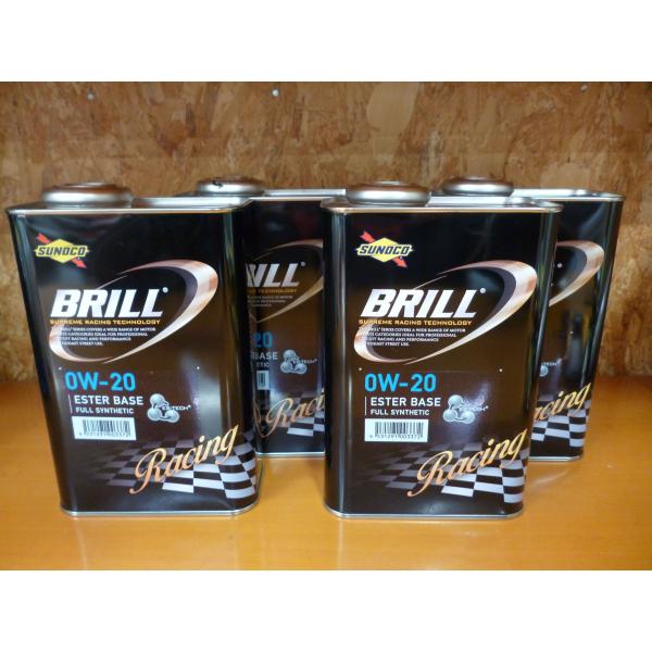 [即納] SUNOCO エンジンオイル スノコ オイル BRILL ブリル 0W-20 1L 4本 ...