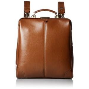 日本製エバウィン　ダレスバッグ 3WAY リュック縦型 キャメル