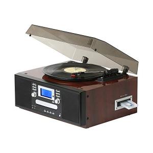 プレーヤー スピーカー内蔵 CD レコード 多機能 簡単録音 マルチプレーヤー TS-7885｜venusclub