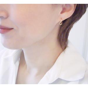 上質18金 フープピアス アクセサリー 18金...の詳細画像4