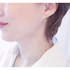 上質18金 フープピアス アクセサリー 18金...の詳細画像5