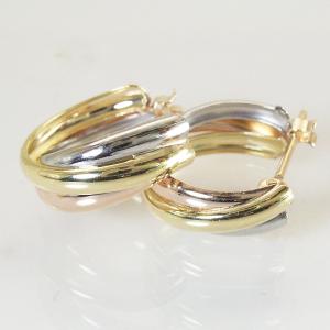ピアス アクセサリー トリニティ k18 K1...の詳細画像1