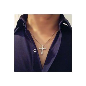 ランキング1位上質で快適 プラチナ 男性用 ダイヤモンド ダイヤモンド 計2カラット ネックレス メンズ メンズアクセサリー 3営業日前後の発送予定 天然 クロス ネックレス 鑑別書付 3営業日前後の発送予定 Ki 0122 ヴィーナス ジュエリー