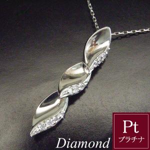 TAKE-UP（テイクアップ） ネックレス プラチナダイヤモンドフラワー