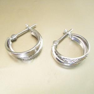 ピアス アクセサリー プラチナ Pt900 ジ...の詳細画像2