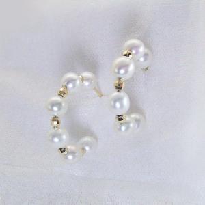 ピアス アクセサリー k18 18金 パール ...の詳細画像2