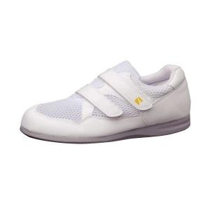 ミドリ安全 静電作業靴 エレパス PS-15S ホワイト 男女兼用 メッシュ 通気性 衛生 ナースシューズ 疲れにくい