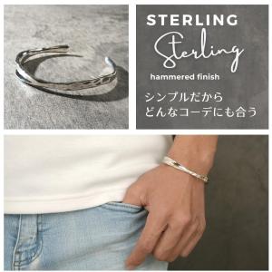 メンズ バングル シルバー ブレスレット 92...の詳細画像3