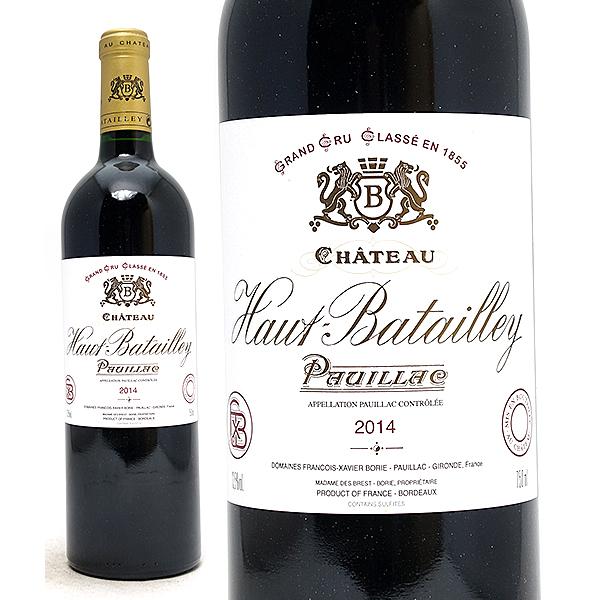 2014 シャトー オー バタイィ バタイエ 750ml ポイヤック第５級 ボルドー フランス 赤ワ...