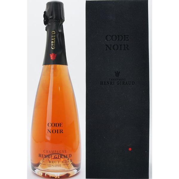コード・ノワール　ブリュット　ロゼ　ギフト箱付き　 750ml　アンリ・ジロー（シャンパーニュ）　ロ...