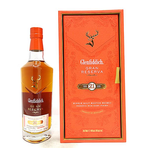 グレンフィディック 21年 グラン レゼルヴァ シングルモルト 40度 箱付 700ml 正規品 ス...