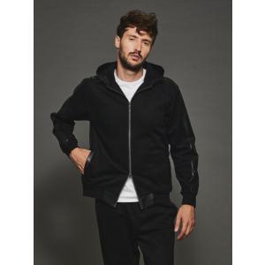 5%OFF ストレッチ スエード ZIPパーカー ブラック 5351POUR LES HOMMES 5351プール・オム｜verite2015