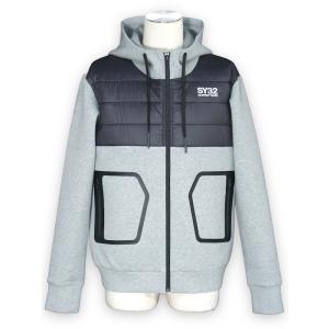 DOUBLE KNIT ZIP HOODIE-12902 GRAY SY32 by SWEET YEARS エスワイサーティートゥ・バイ・スウィートイヤーズ｜verite2015