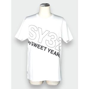 30%OFF Tシャツ SLASH BIG LOGO TEE 13033J WHITE SY32 by SWEET YEARS エスワイサーティートゥ・バイ・スウィートイヤーズ