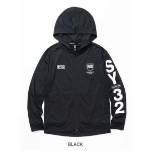 ZIPフーディー RASH GUARD ZIP HOODIE BLACK SY32 by SWEET YEARS エスワイサーティトゥバイスウィートイヤーズ