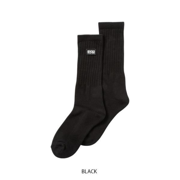 ソックス ONE POINT SOX BLACK SY32 by SWEET YEARS エスワイサ...
