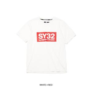 30%OFF Tシャツ BOX LOGO TEE」WHITE×RED SY32 by SWEET Y...