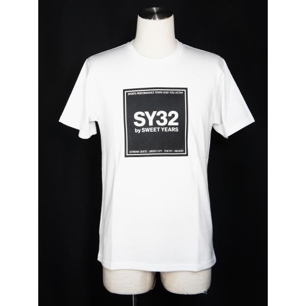 30%OFF SQUARE LOGO TEE-10027J WHITE SY32 by SWEET ...