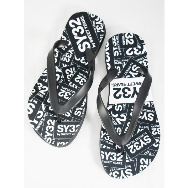 30%OFF ビーチサンダル BEACH SANDALS BOX LOGO 11117G BLACK...