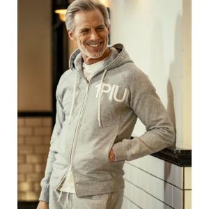 1PIU1UGUALE3 スウェット セットアップ パーカー グレー XL 1PIU1UGUALE3 RELAX パーカー 1PIU1UGUALE3 RELAX(ウノピゥウノウ