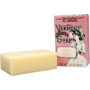 VERMONT SOAP オーガニック 石鹸 お肌に優しい せっけん 無添加 石けん 固形 洗顔 全身 バーモント カントリー ソープ アロエベビー 92g