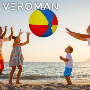 150cm]VeroMan 超巨大 ジャイアント ビーチボール インフレータブル 海
