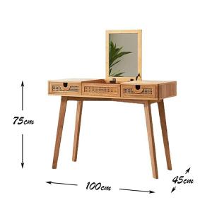 VeroMan 木製化粧台セット セット チェ...の詳細画像3