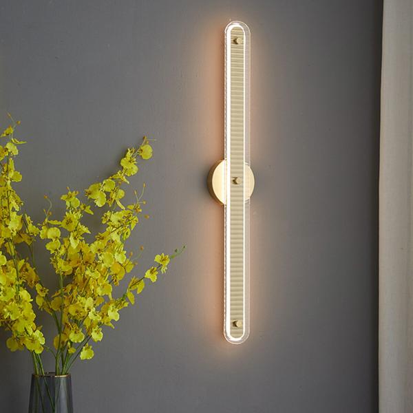 [80cm] VeroMan ウォールライト スリムなライン 壁掛け ライト 間接照明 アクセントに...