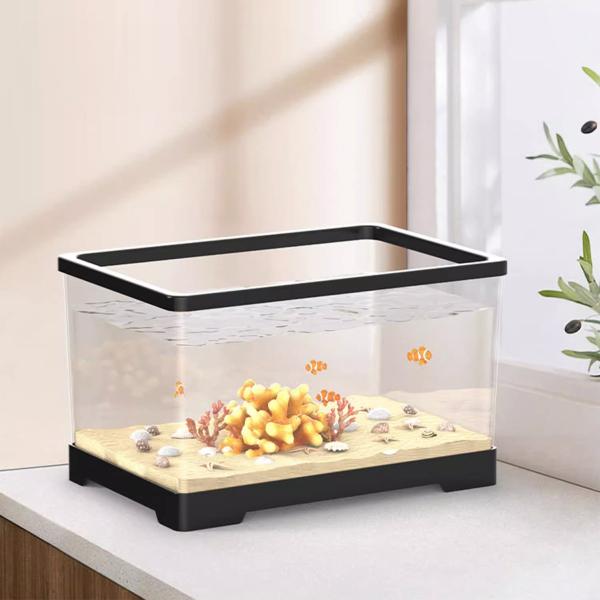 [幅60X奥30X高29cm] VeroMan クリア アクリル 水槽セット 観賞用アクアリウム L...