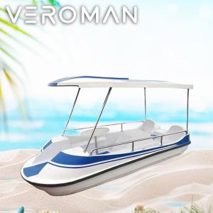 VeroMan 足漕ぎボート 足漕ぎ 水上ボート 水上 ボート 屋根付き 屋根 6人乗り足漕ぎボート 巨大浮きボート タイル 海 川 公園 水上公園 池 泉 デート