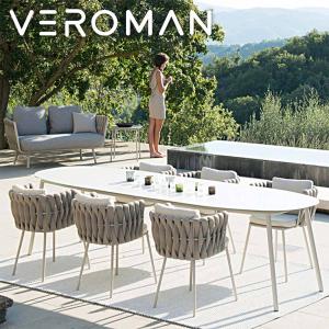 [180x90cmテーブルセット] VeroMan テーブルセット チェア6脚 テーブル ダイニングテーブル 4人掛け アウトドア用ダイニングテーブル ゆったり囲む心地よい食卓
