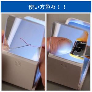 ルーペ ライト付き スタンド 拡大鏡 LED ...の詳細画像2