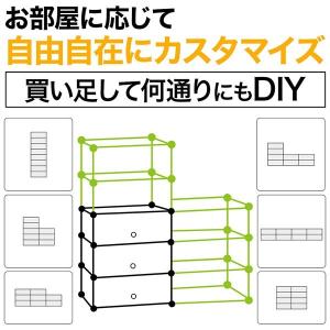 組み立てラック 組み立て 棚 軽量 組み立て式...の詳細画像1