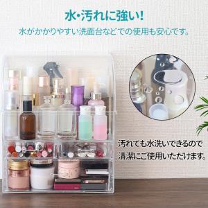 コスメ収納 メイクボックス 大容量 アクリル ...の詳細画像5