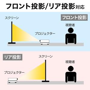 スクリーン プロジェクタースクリーン 120イ...の詳細画像5