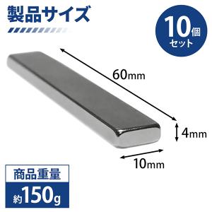 磁石 強力 マグネット 磁石棒 棒 板 ネオジ...の詳細画像3