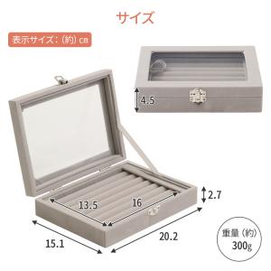 リングケース 指輪 持ち運び 指輪ケース 携帯...の詳細画像4