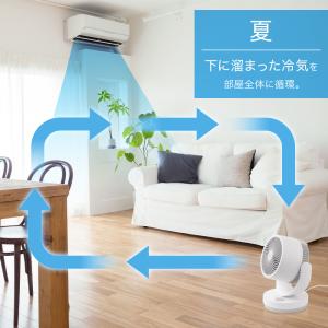 サーキュレーター 静音 首振り 扇風機 卓上扇...の詳細画像3