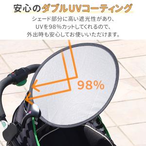 ベビーカー チャイルドシート 日よけ サンシェ...の詳細画像2